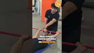 POTENCIA tus HOMBROS 💪 y ACTIVA los DORSALES con este EJERCICIO TOES TO BAR gimnasio [upl. by Pontus]