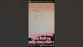 ଏକ୍ସେଲ୍ ରେ ଏକ ସେଲ୍ ମଧ୍ୟରେ କିପରି ବହୁ ଲାଇନ୍ ଟାଇପ୍ କରିବେ Type Multiple Lines in a Single Cell in Excel [upl. by Mag636]