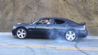 07 charger srt8 stock burnout [upl. by Aylmer]