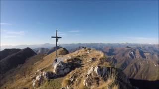 San MichellePirelloMonte Pizzocolo1581mPasso di Spino Lago di Garda Italy 28122016 [upl. by Mattheus]