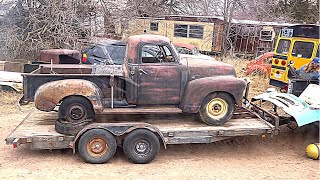 Getting Ready For An Auction Chopping Up Old Trucks amp Sending The 1950 Chevy To A New Home [upl. by Eidnew]