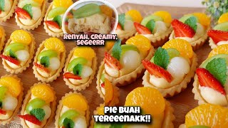 ANGANGANG ku buat KULIT PIE TANPA TELUR hasilnya RENYAH KOKOH amp VLA VANILLA SUPER CREAMY [upl. by Arihsaj844]