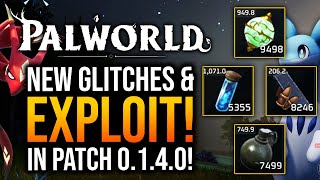 Palworld  10 GLITCHES AFTER PATCH 0140 [upl. by Dnob]