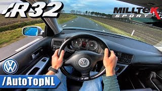 VW Golf 4 R32 Milltek Exhaust POV Test Drive by AutoTopNL [upl. by Corrie]