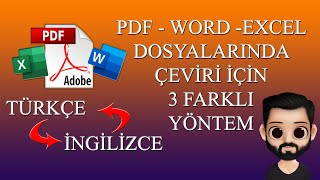 Pdf Dosyalarının Dilini Çevirmek İçin Üç Farklı Yöntem  Ücretsiz İngilizce Türkçe Makale Çevirisi [upl. by Gil]