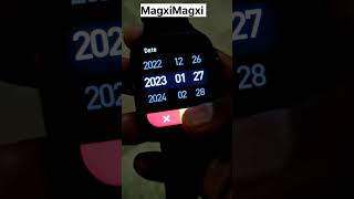 🇨🇳 How to set Date and Time Smart Watch Ultra smartwatch short youtubeshorts [upl. by Adeirf]