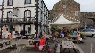 Walk around Caernarfon in Gwynedd North Wales [upl. by Arnie]