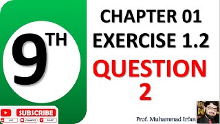 Maths Class 9  Chapter 1  Exercise 12  Question 2  Lecture 5  Learn Mathematics by Sir Irfan [upl. by Elleimac]