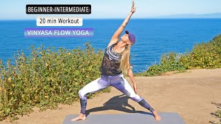 20 min Vinyasa Flow Yoga Sequence  Day 7 of Yoga Abs Series [upl. by Aryl]