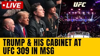 Trump UFC Event Live  Trump Arrive At UFC 309 Event At Madison Square Garden Live  Trump News Live [upl. by Klemperer]