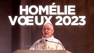 Homélie des vœux de lévêque 2023 [upl. by Sheppard]