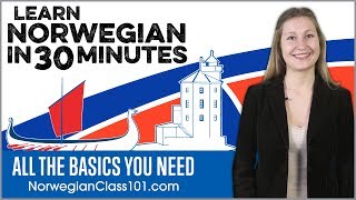 Learn Norwegian in 30 Minutes  ALL the Basics You Need [upl. by Eiduj615]