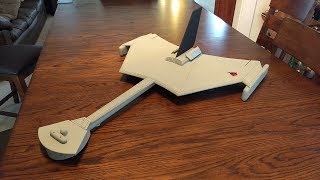 Klingon Battlecruiser RC Rocket Glider [upl. by Hillyer]