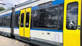 Various scenes of the SzegedHódmezővásárhely TramTrain [upl. by Wolgast]