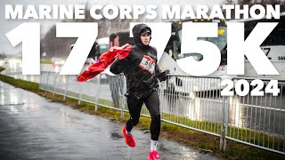 My First Race of 2024  Marine Corps Marathon 1775k Race 2024 [upl. by Trebloc302]