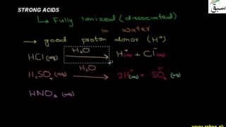 Strong Acids Chemistry Lecture  Sabaqpk [upl. by Ortrud869]