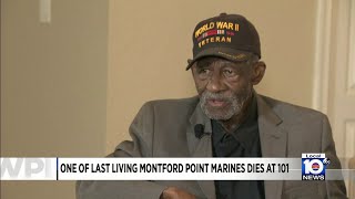 Montford Point Marine George Johnson has died at 101 years old [upl. by Bethel840]