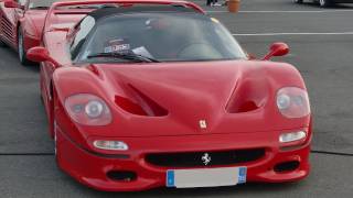 Ferrari F50 on the track  walkaround [upl. by Alodee194]