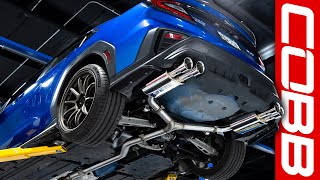 COBB 3quot SS CatBack Exhaust for the 2022 Subaru WRX [upl. by Nivlem50]