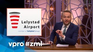 Lelystad Airport en Schiphol  Zondag met Lubach S07 [upl. by Monafo]