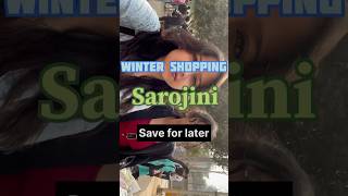 Sarojini NagarWinter🥶Shopping Guide 2024🤩 youtube shorts ytshorts vlog [upl. by Aiouqes]