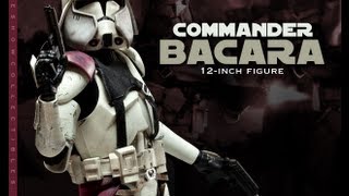 Star Wars Sideshow Collectibles Clone Commander Bacara CC1138 21st Nova Corps Galactic Marines [upl. by Agosto607]