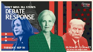 Jill Stein Live Debate Response [upl. by Clemmy]