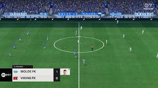 Molde VS Viking EA SPORTS FC 25 [upl. by Einehpets]