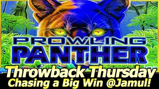 Prowling Panther Slot Machine  Chasing Big Wins at Jamul Casino for Throwback Thursday [upl. by Enilorac]