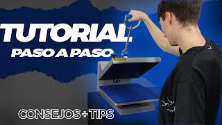 ✅COMO USAR una ESTAMPADORA PROFESIONAL para VINILO TEXTIL TUTORIAL✅ Plancha Printgate 38x38 [upl. by Aleta]