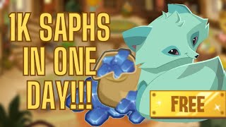 FASTEST WAY TO GET SAPPHIRES IN AJ [upl. by Ovid385]