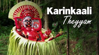 Karinkaali Theyyam  An evocation to Mother Goddess  Theyyam Festivals of Kerala  Kerala Tourism [upl. by Khano]