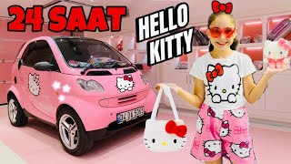 ELİF SİNEM 24 SAAT HERŞEY HELLO KITTY [upl. by Nnylylloh]