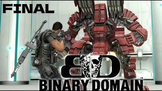 Playing UNDERATED quotBinary Domainquot PC Game FINAL PARTFINAL BOSS Humanity vs Robots [upl. by Ailey]