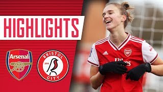 Miedema scores 6 and assists 4  Arsenal Women 111 Bristol City  Highlights [upl. by Ahsyt]