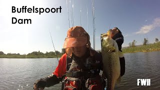 Kayak Bass Fishing Buffelspoort Dam [upl. by Yllet]