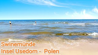 Swinemünde Polen  polnische Ostsee der Sonneninsel Usedom [upl. by Vogel721]