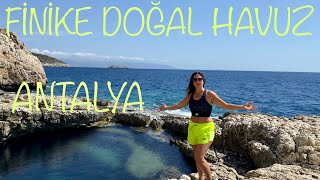 🎥 Antalya Finike doğal havuz 4K walking tour 🇹🇷 [upl. by Lebbie]