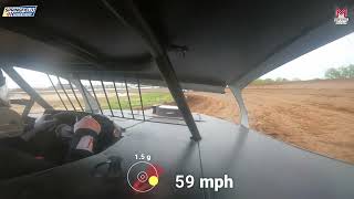 5 Josh Krusen  Midwest Mod  4272024 Springfield Raceway  In Car Camera [upl. by Odell]