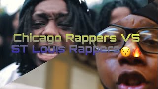 CHICAGO RAPPERS vs STLOUIS RAPPERS Pt 1 🔥🔥 [upl. by Ttebroc]