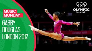 Gabby Douglas Gold Medal Floor Routine Performance at London 2012  Music Monday [upl. by Annahavas]