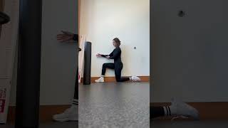 12 kneel wall tspine rotation w push [upl. by Arzed153]