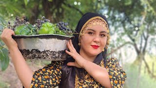 Making pickled organic stuffed eggplant [upl. by Lemaceon]