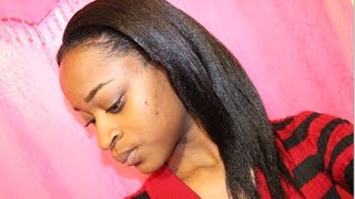 How I color Relaxed Hair Purple [upl. by Eimrej]