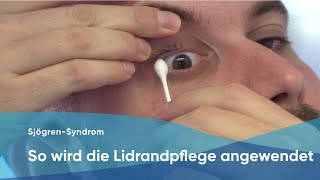 So wird die Lidrandpflege angewendet [upl. by Ccasi411]