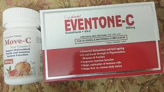 Eventone  C Tablet Review Skin amp Full Body Whitening Capsule [upl. by Arline515]