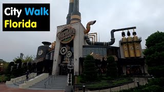 Universal City Walk Walkthrough  Universal Studios Florida [upl. by Doowron]