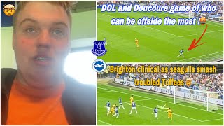 Everton 03 Brighton Matchday vlog Seagulls Swarm over troubled Toffees [upl. by Ing]