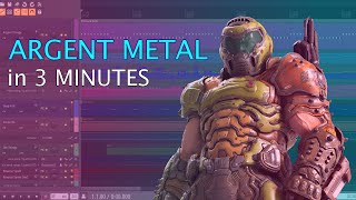 Argent Metal Type Beat in 3 MINUTES Tutorial [upl. by Wanda]