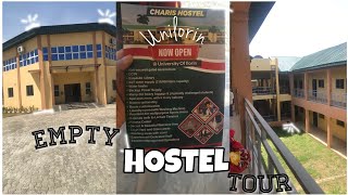 UNILORIN EMPTY HOSTEL ROOM TOUR Inside Charis Hostel 2022 [upl. by Zerline]